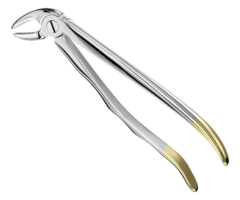 Extracting forceps, anat.