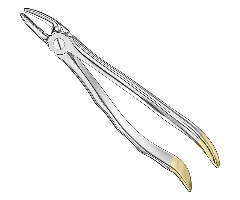 Extracting forceps, anat.