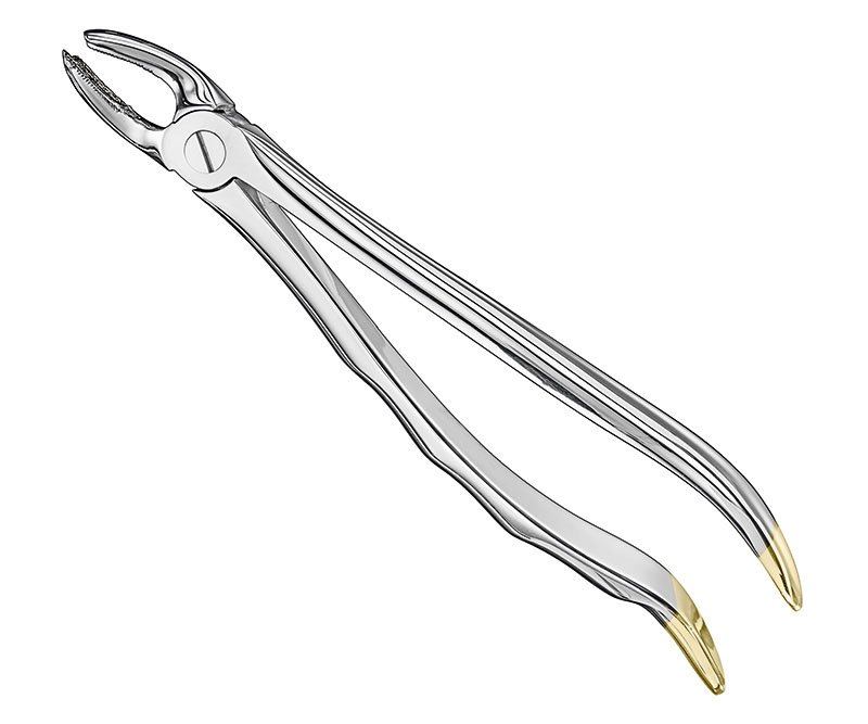Extracting forceps, anat.