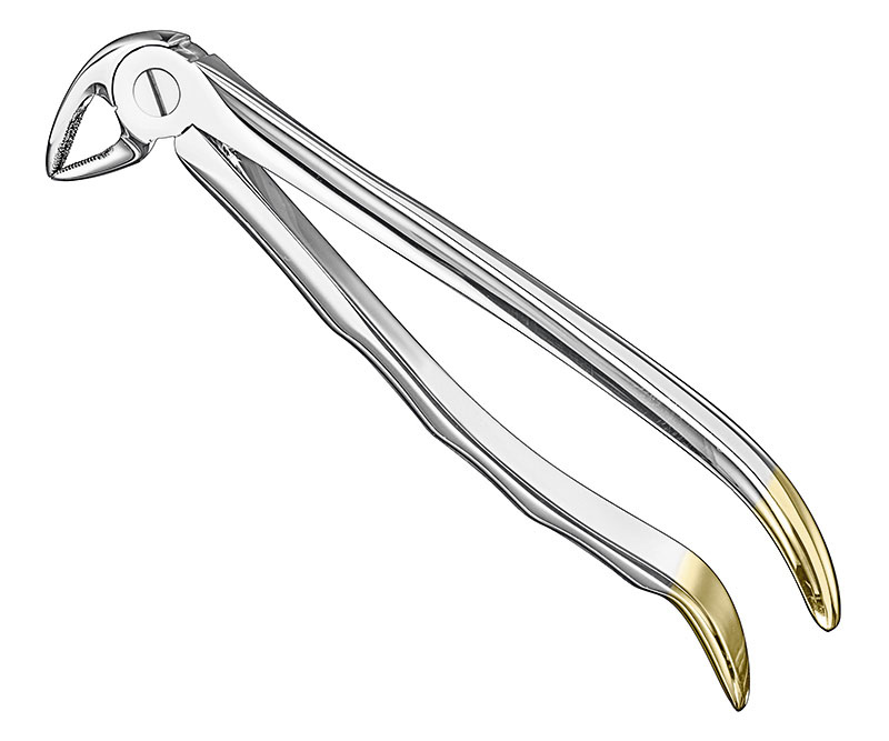 Extracting forceps, anat.