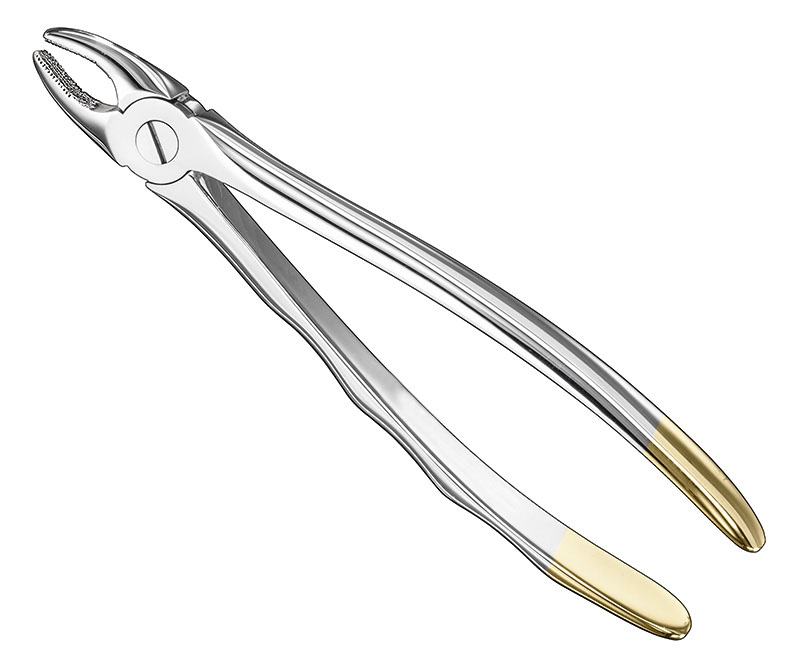 Extracting forceps, anat.