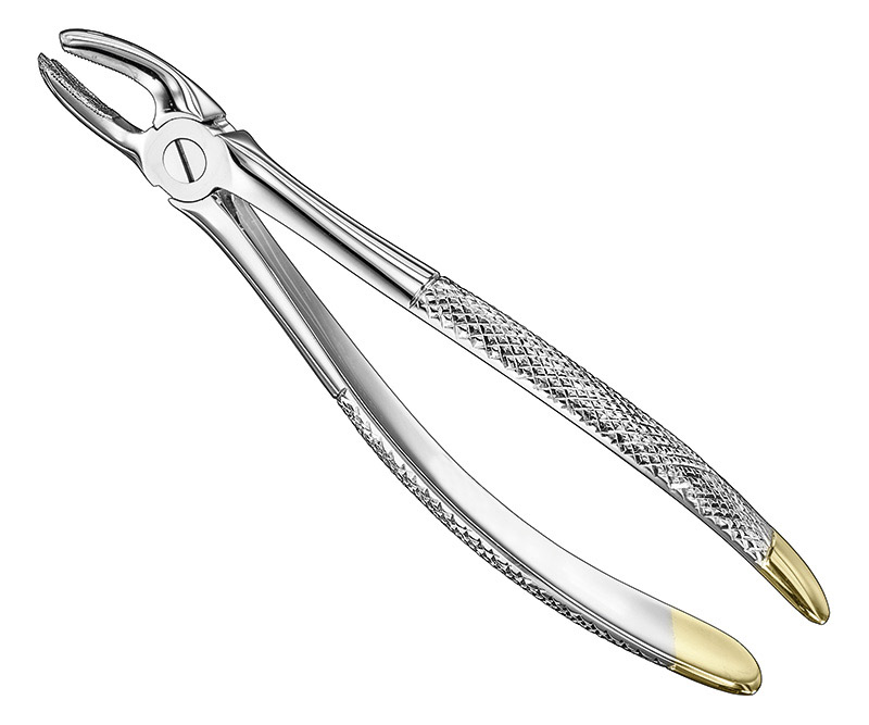 Extracting forceps, engl.