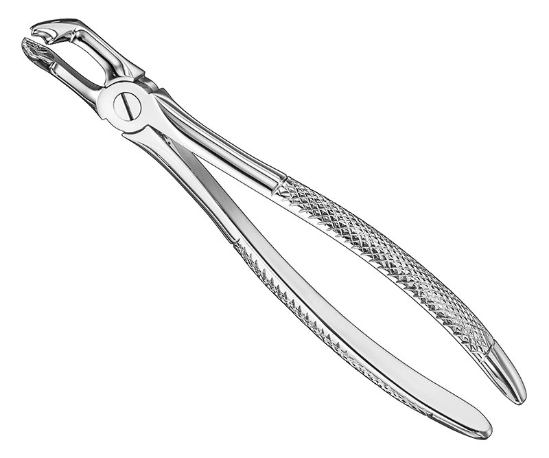 Extracting forceps, engl.