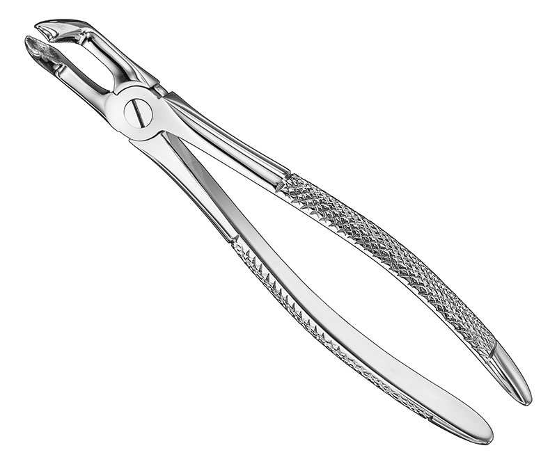 Extracting forceps, engl.