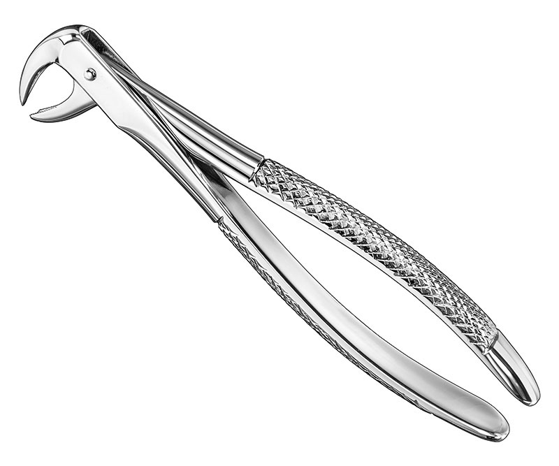 Extracting forceps, engl.